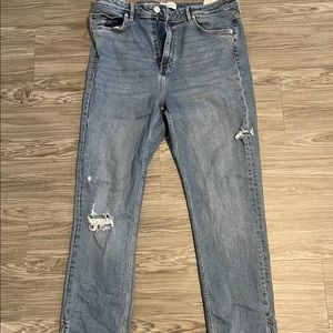 Zara Blue jeans with split